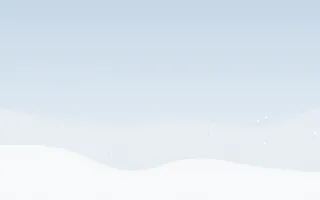 Powder Morning II — light blue and white snow background, variation II