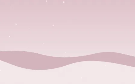Rosy Winter — light pink and white snow background