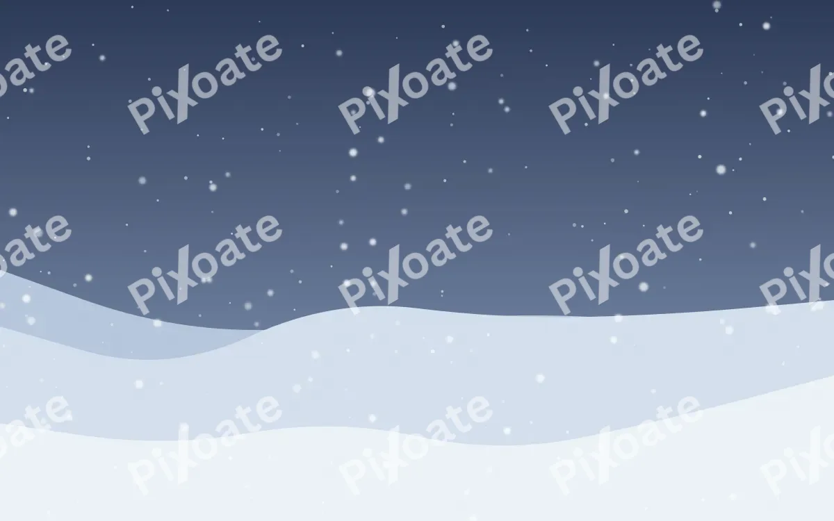 Silent Night — dark blue and white snow background