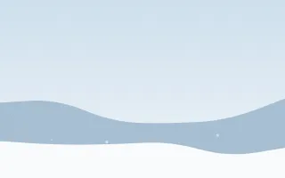 Winter Morning III — light blue and white snow background, variation III