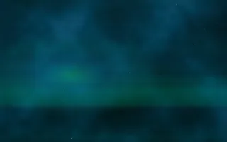 Aurora Veil III Aurora Veil III — dark black, green and blue space background, variation III
