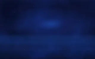 Deep Indigo — dark black and blue space background