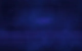 Deep Indigo — dark black and blue space background