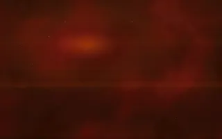 Ember Nova — dark black, orange and red space background