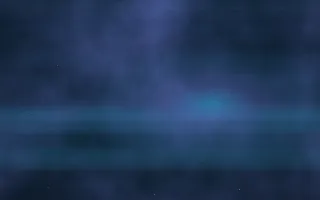 Ice Nebula — dark black and blue space background