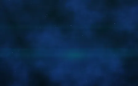 Orion Teal — dark black, teal and blue space background