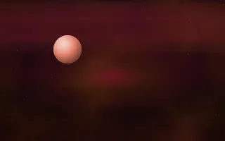 Red Planet — dark black, pink and brown space background