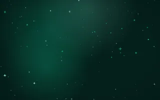 Cyber Mint Glitterfall III — dark black and green sparkle background, variation III