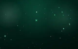 Emerald Shine II Emerald Shine II — dark black and green sparkle background, variation II