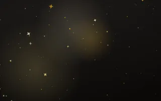 Gold Glitter Night II Gold Glitter Night II — dark black, yellow and gold sparkle background, variation II
