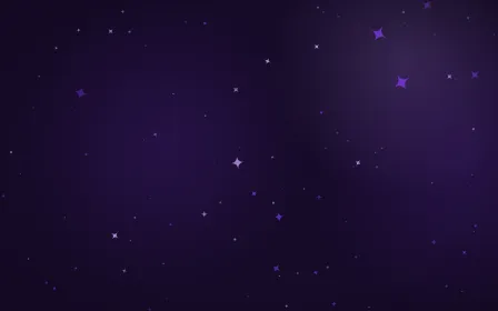 Grape Soda Glitterfall — dark black and purple sparkle background