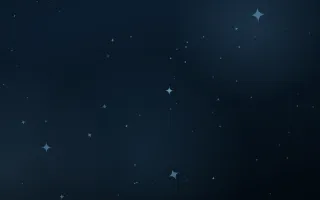 Polaris Dust II — dark blue and black sparkle background, variation II