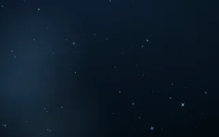 Polaris Dust III — dark blue and black sparkle background, variation III