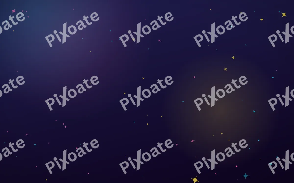 Rainbow Party — dark blue, pink and teal sparkle background