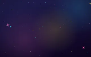 Rainbow Party II — dark blue, pink and teal sparkle background, variation II