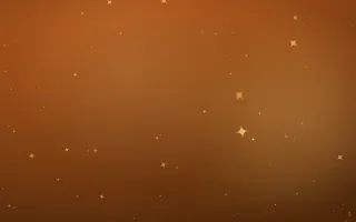 Saffron Fire Dust — dark brown and yellow sparkle background