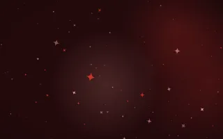 Signal Red Glitterfall II — dark black and red sparkle background, variation II