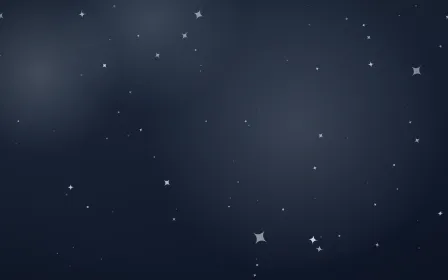 Silver Dust — dark blue and white sparkle background