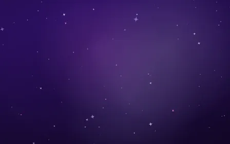 Violet Magic — dark purple and blue sparkle background
