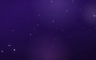 Violet Magic III — dark purple and blue sparkle background, variation III
