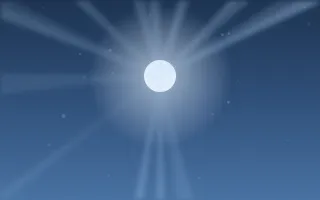 Blue Benediction — dark blue spiritual background