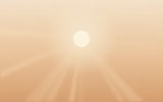 Dawn Prayer II — light beige and orange spiritual background, variation II