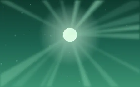 Emerald Blessing — dark green spiritual background