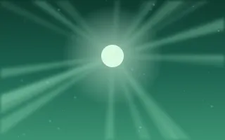 Emerald Blessing II — dark green spiritual background, variation II