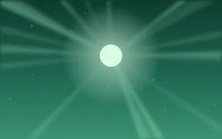 Emerald Blessing III — dark green spiritual background, variation III