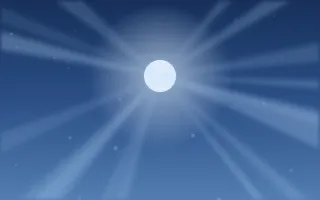 Guardian Blue III — dark blue spiritual background, variation III
