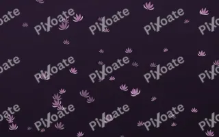 Dusk Lotus — dark pink and purple spiritual background