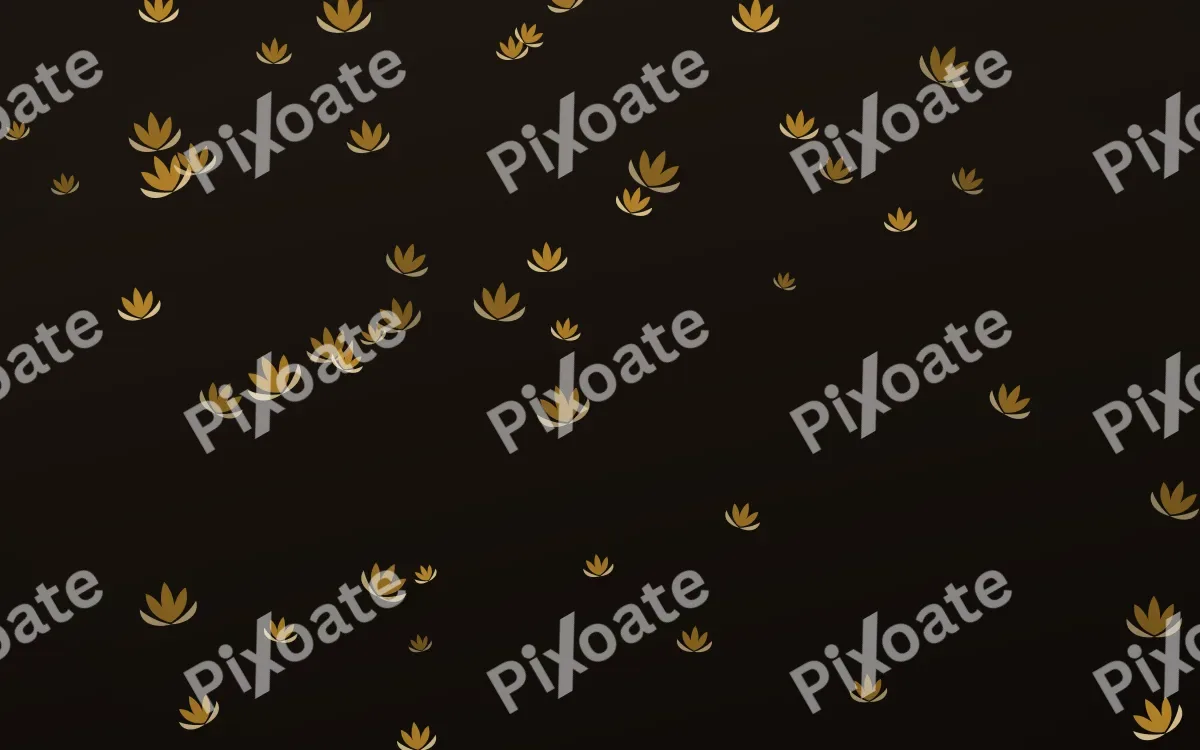 Golden Lotus — dark gold, yellow and black spiritual background