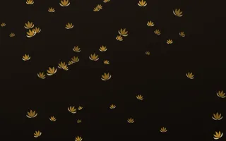 Golden Lotus — dark gold, yellow and black spiritual background