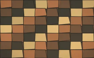 Autumn Glow Stained Glass VI — colourful orange, brown and grey stained-glass background, variation VI