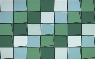 Clear Day Stained Glass — light blue and green stained-glass background