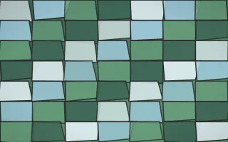 Clear Day Stained Glass IX — light blue and green stained-glass background, variation IX