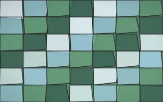 Clear Day Stained Glass V — light blue and green stained-glass background, variation V
