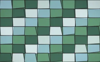 Clear Day Stained Glass VI — light blue and green stained-glass background, variation VI