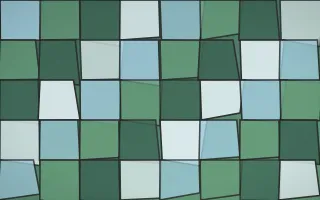 Clear Day Stained Glass X — light blue and green stained-glass background, variation X