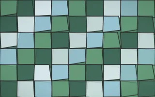 Clear Day Stained Glass XI — light blue and green stained-glass background, variation XI
