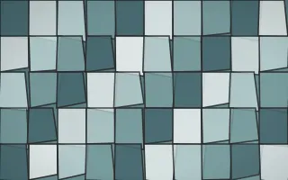 Coastal Mist Stained Glass IV — light white and teal stained-glass background, variation IV