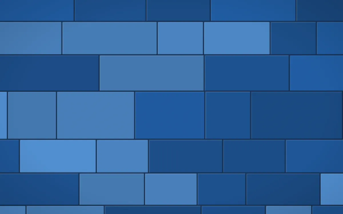 Aegean Noon Grand Wall — dark blue stone wall background