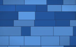 Bahia Blue Grand Wall — colourful blue stone wall background