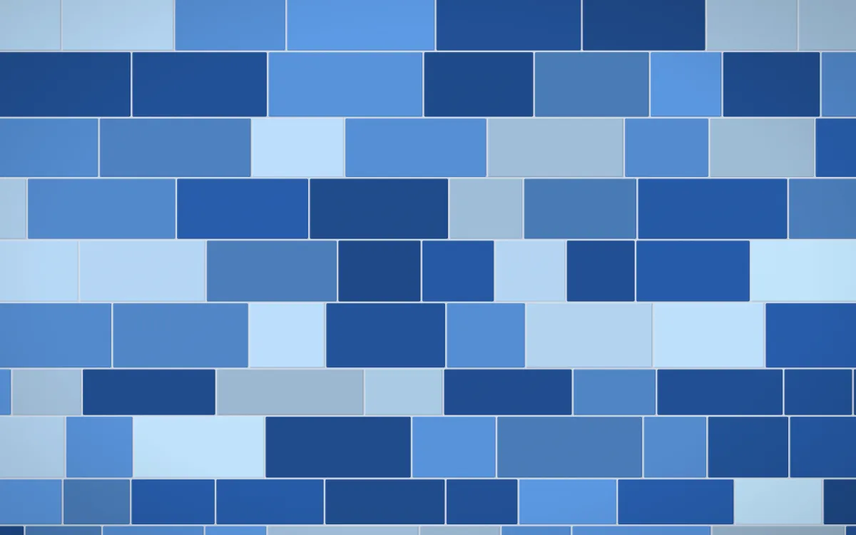 Bahia Blue Stone Wall — colourful blue stone wall background