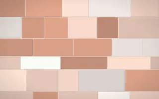 Budapest Rose Grand Wall — light orange, white and beige stone wall background