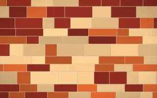Cusco Weave Stone Wall — colourful orange, red and beige stone wall background