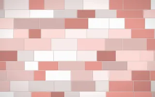 Damascus Rose Stone Wall — light red and white stone wall background