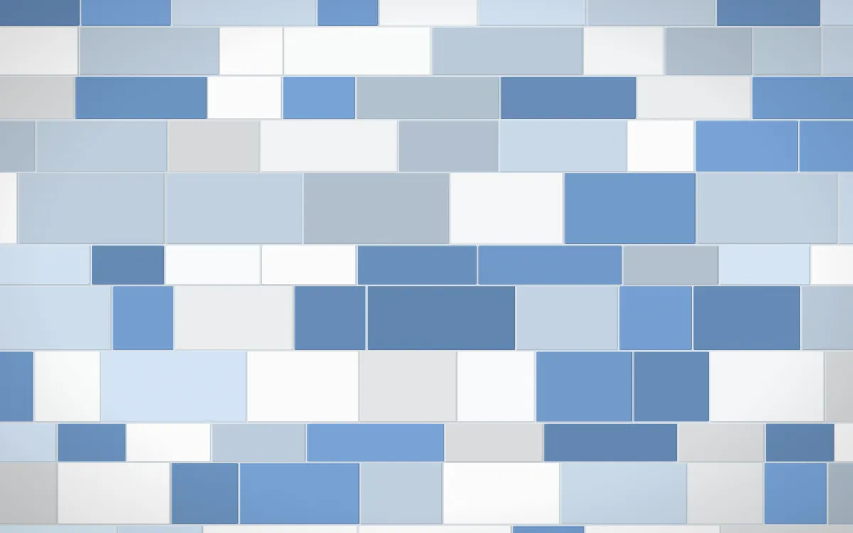 Delft Blue Stone Wall — light blue and white stone wall background