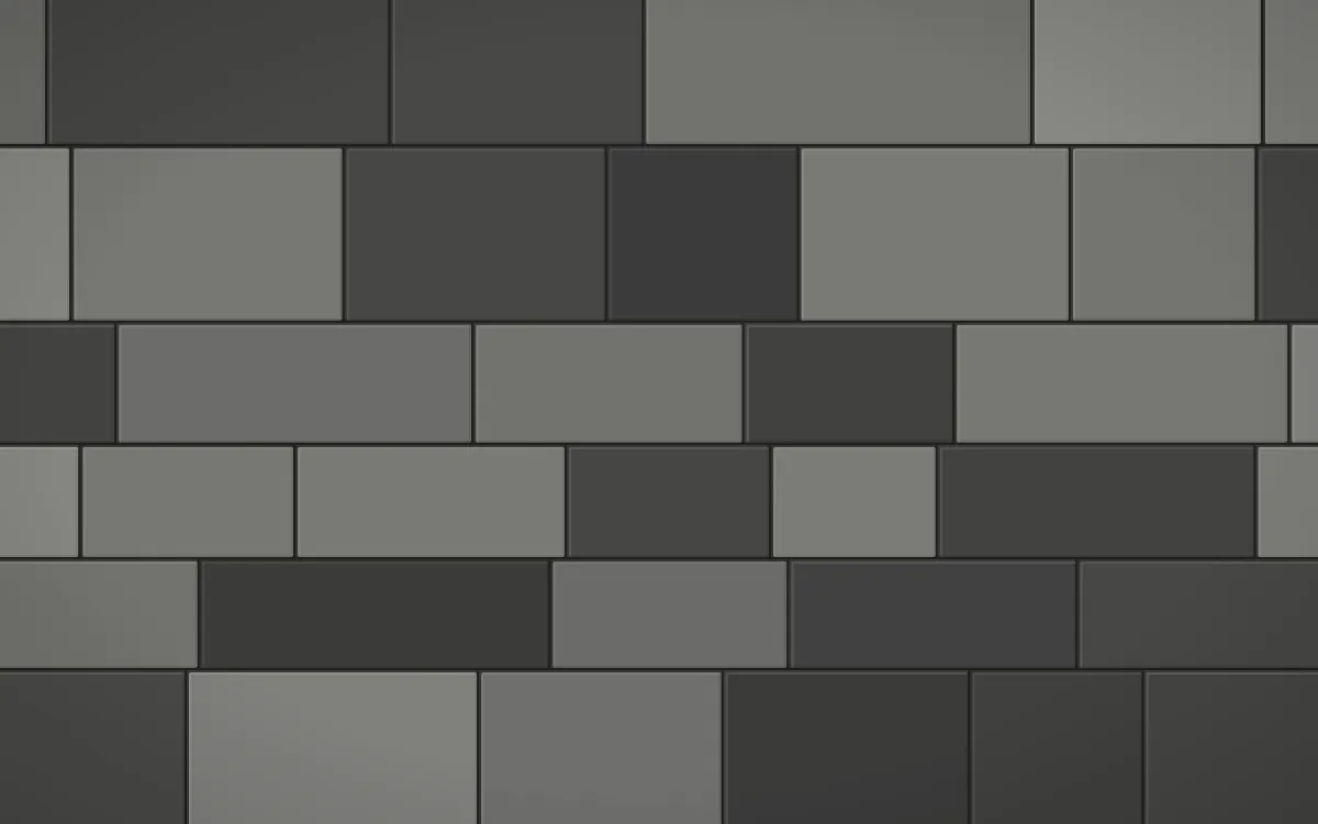 Edo Charcoal Grand Wall — dark grey stone wall background