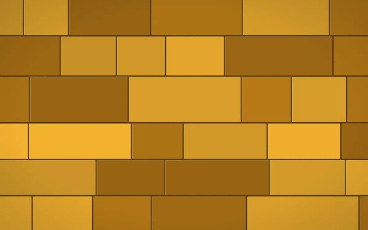 Fes Saffron Grand Wall — colourful gold and brown stone wall background